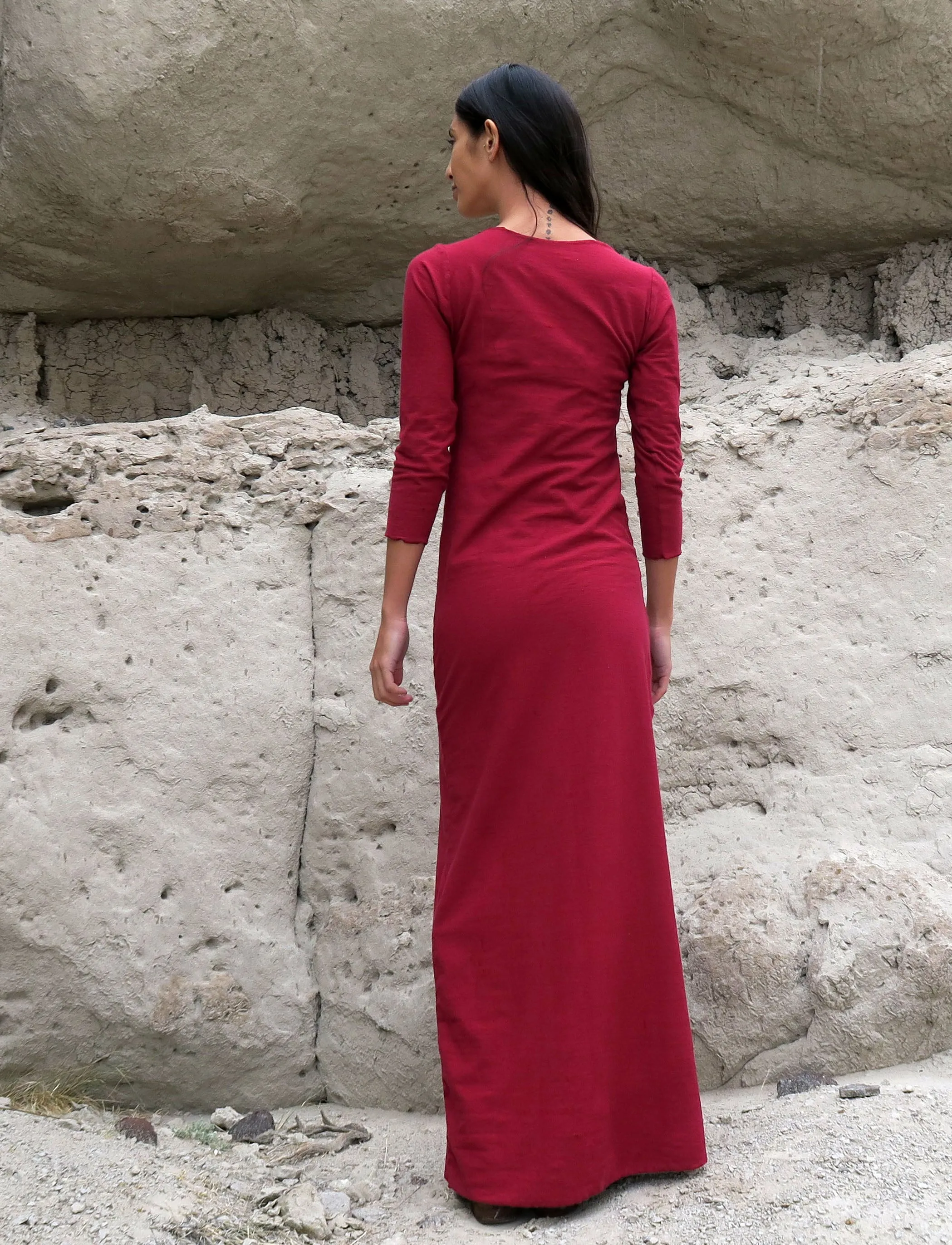 Slip Pencil Long Dress