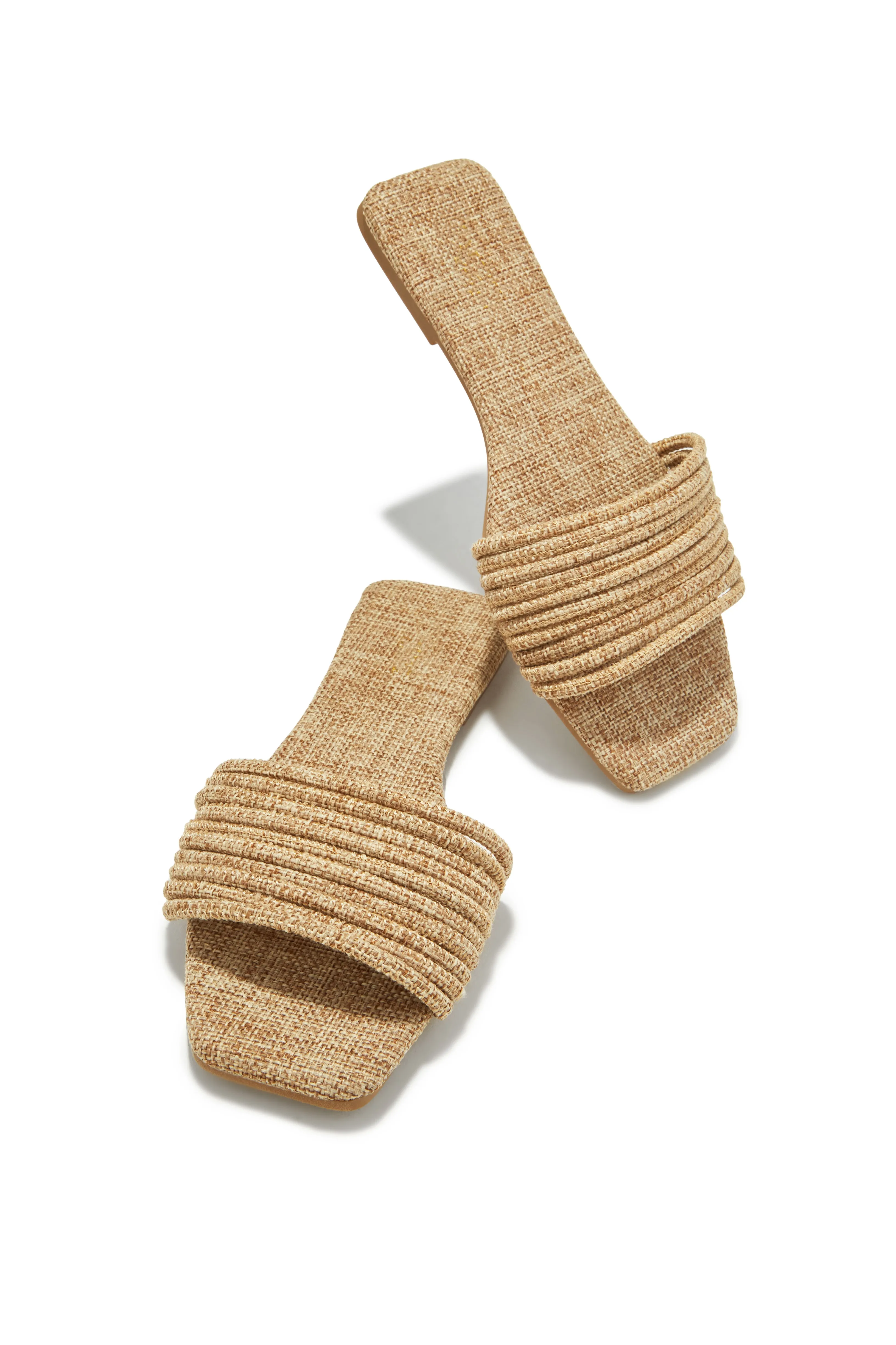 Sun Chaser Slip On Sandals - Tan