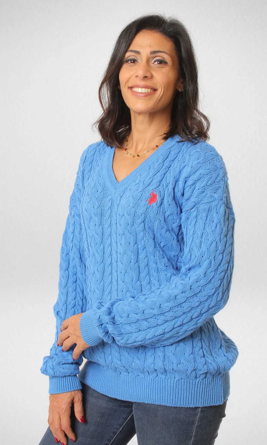 USP Pullover V-Neck - Blue