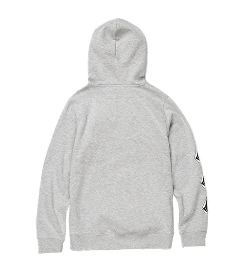Volcom Kids’ Iconic Stone Fleece Pullover Heather Grey