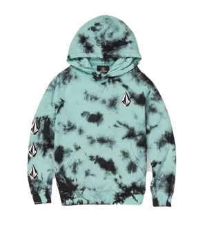 Volcom Kids’ Iconic Stone Plus Fleece Pullover Chlorine
