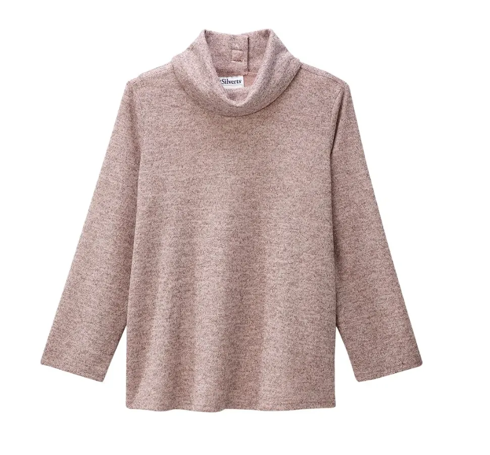 Women's Open Back Cowl Neck Top