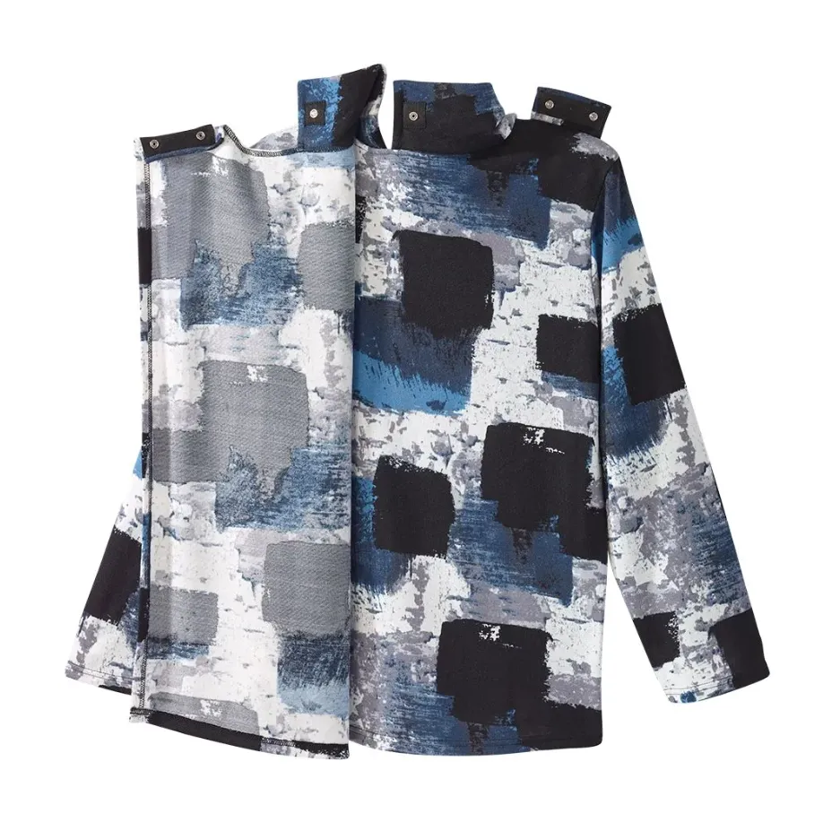 Women's Open Back Cowl Neck Top