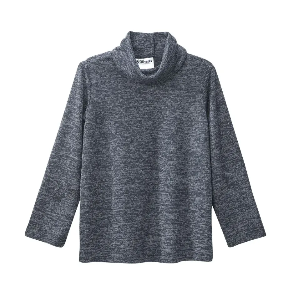 Women's Open Back Cowl Neck Top