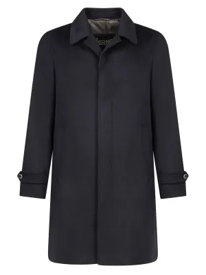 Wool and cashmere coat